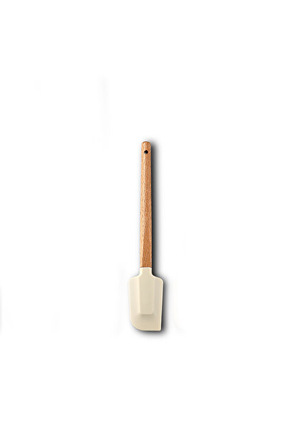 Choice15 White Scraper B Silicone Scraper Scraper, Home Baking Wooden Handle ...