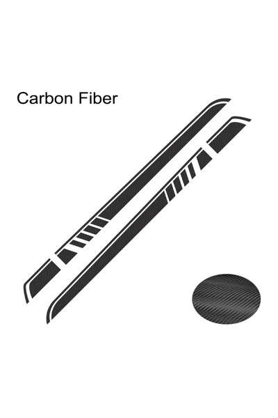 Choice Carbon Fiber 2PCS Car Stickers For Mercedes Benz Vito V Class Viano W4...