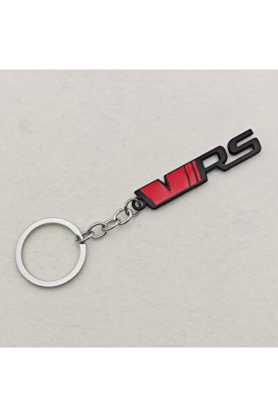 Choice3 Red Black 3D Metal Logo VRS Keychain