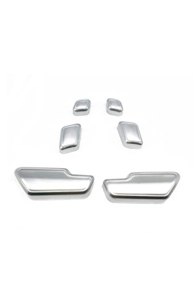 Choice1 Seat Adjust Button Car Door Seat Memory Lock Button Cover Stickers fo...