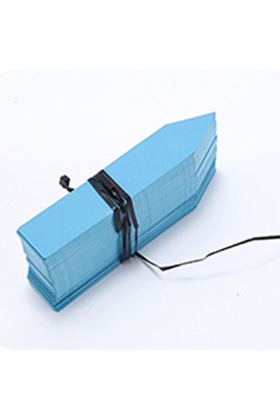Choice7 100pcs 1.97x0.39in Blue 100pcs Garden Plant Labels Plastic Waterproof...