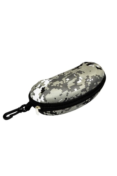 Choice gray 1Pc Camouflage Spectacle Case Sunglasses Case Zipper Spectacle Ca...