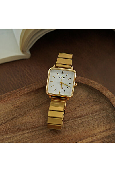 Choice Gold 1 Piece of Gold Retro Simple and Elegant Women's Watch Stainless ...