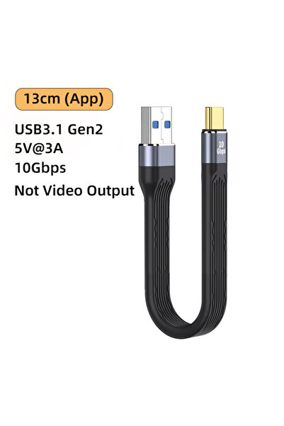 Choice As Picture Shown A-C 10G 13CM USB 4.0/3.1 Gen3 Data Cable PD 100W 5A F...