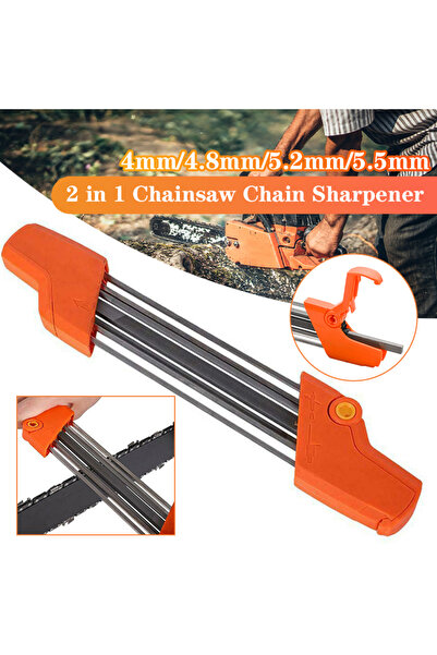 Choice 4.0mm G 2in1 Chain Sharpener Chains Grinding Tool Manual Chainsaw Shar...