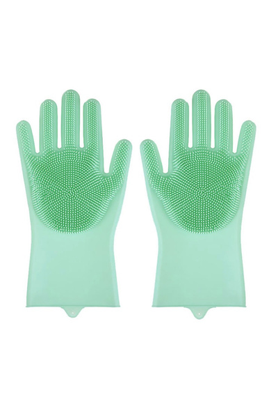 Choice3 green Pet Grooming Cleaning Gloves Dog Cat Bathing Shampoo Glove Scru...