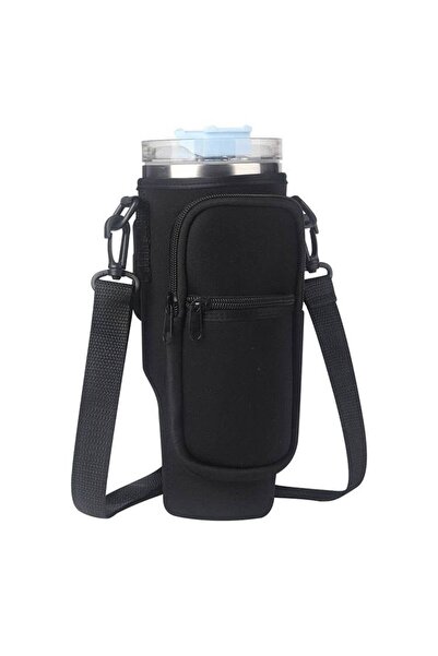 Choice black Water Bottle Carrier Bag for Stanley 40oz Tumbler with Handle Wa...