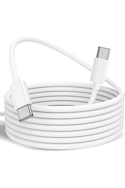 Choice1 6.6FT--2M--78.7inch USB60W-White USB C to USB C Cable , Type-c 60W(3A...
