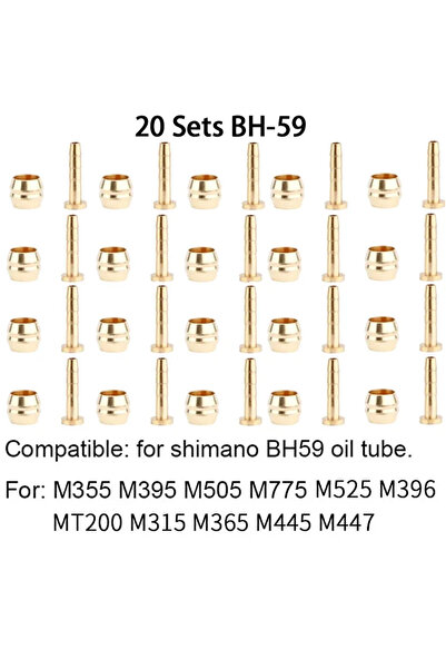 Choice 20 مجموعة BH-59 MEROCA 4/10/20 مجموعة إبرة زيت دراجة جبلية رأس زيتون ا...