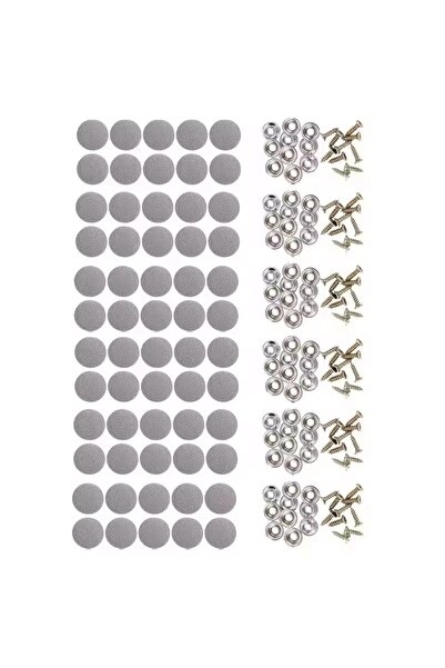 choice2 Gray(60pcs) Auto Roof Retaining Buckle Headliner Repair Button Fabric...