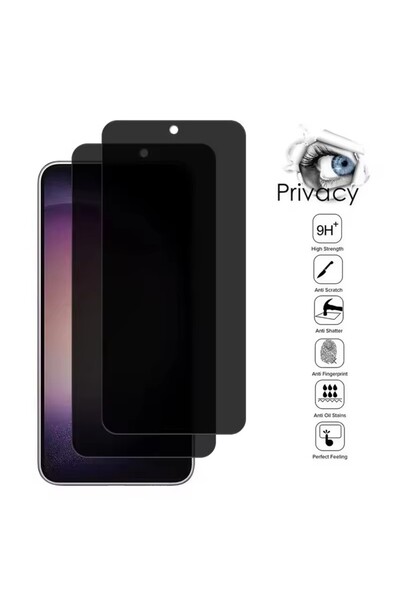 Choice15 2PCS Samsung S24 Privacy Tempered Glass for S24 S23 Plus Anti-spy Sc...
