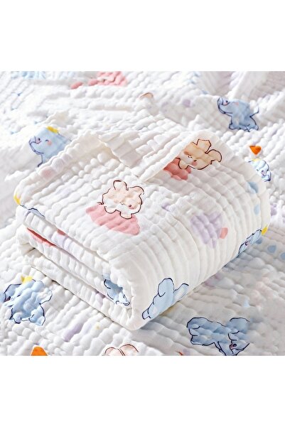 Choice6 Crown of Elephants Environmental Breathable Newborn Baby Cotton Gauze...