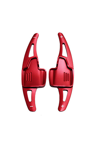 Choice1 Red Pair Car Auto Steering Wheel Shift Paddle Extender Stickers Alumi...