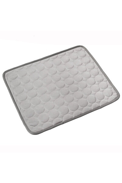 Choice 50x40cm Grey Summer Dog Cooling Mat Pet Cold Bed Extra Large for Small...