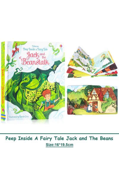 Choice Jack and Beanstalk Usborne انظر داخل حكاية خيالية Jack and The Beansta...
