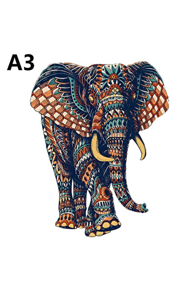 Choice3 M164-A3 Unique Elephant Wooden Puzzle, Adult Stress Relief Toys, Irre...