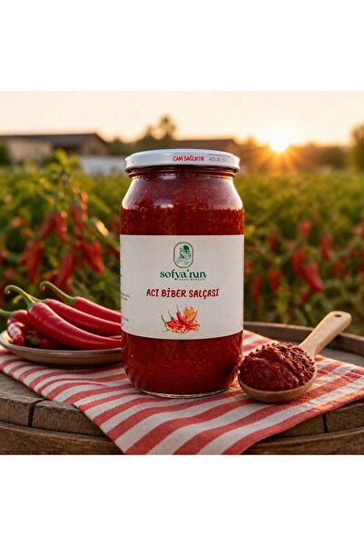Sofyanın Arka Bahçesi Acı Biber Salçası 1000gr