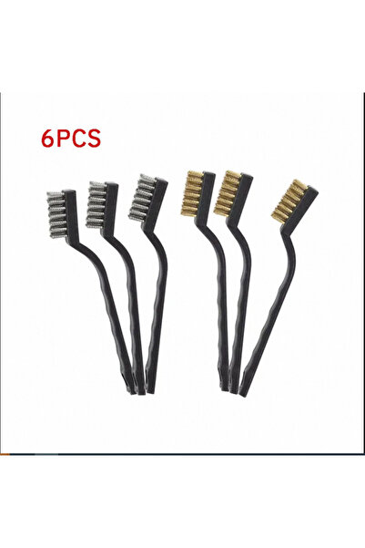 Choice 6pcs set 12pcs computer industrial toothbrush mini copper steel wire b...