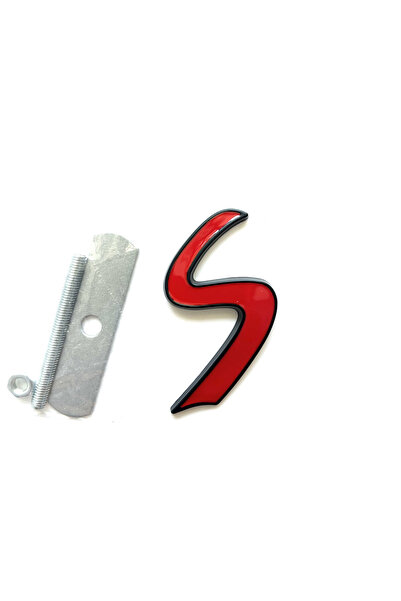 Choice black red 1pc 1pc metal S front grille middle mesh car logo suitable f...