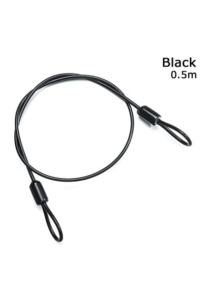 Choice Black-0.5 meters 0.5/1/2M Bicycle Accessories Bicycle Lock Wire Cyclin...
