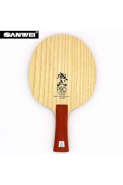 Choice shake hand grip (FL) SANWEI V5 Pro Table Tennis Blade 7-ply Pure Wood ...