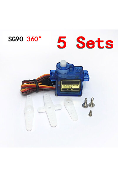 Choice 5Pcs SG90 360 SG90 MG90S 9g Digital Mini Micro Servo 180/360 Degree fo...