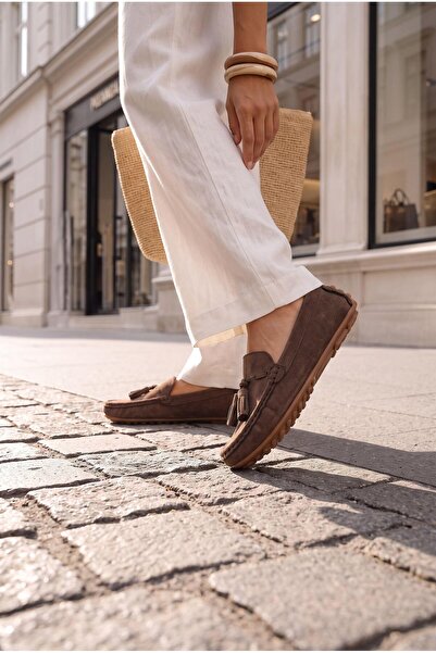 Bambi Kahve Kadın Loafer Ayakkabı K01309000672