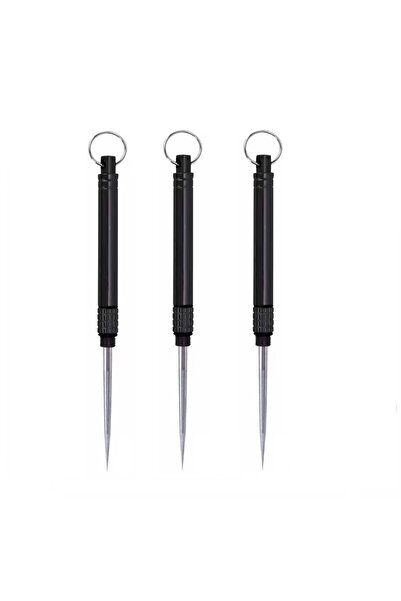 Choice 3pc black Outdoor Pocket Toothpick Titanium EDC Portable Mini Toothpic...