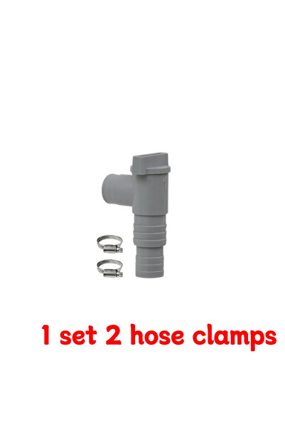 Choice3 1 set 2 hose clamps PVC Pool Hose Adapter Durable 32mm Pool On/Off Pl...