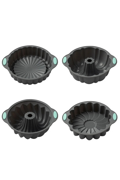 Choice 4Pcs Mix Silicone Cake Mold Flower Crown Shape Cake Bakeware Baking To...