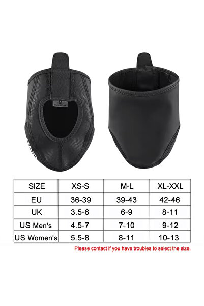 Choice XL-XXL Toe Warmers GIYO Winter Warmer Bicycle Toe Covers Bike Shoes Co...