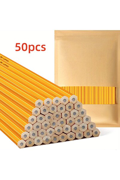 Choice 50Pcs 50/100/150pcs Pencils With Eraser Top, 2 HB Pencils Drawing And ...