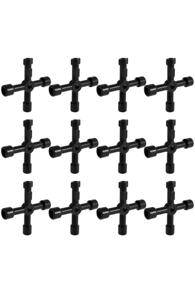 Choice1 1pc Black 12/6/1Pc Cross Switch Key Universal Multifunc 4 Ways Cross ...