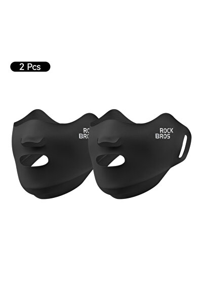 Choice3 ROCKBROS 2PCS KZ019-1 ROCKBROS Face Mask Fleece-lined Inner Layer Mas...