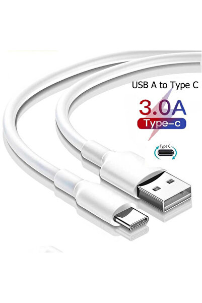 Choice 1m WHITE 3A USB A to Type C Moblie Phone Cables Fast Charging Cord USB...