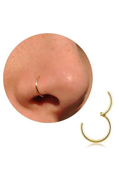 Choice3 Ears 1PC 6mm Nose Rings & Studs 18G Gold 18G 316L Surgical Steel Nose...
