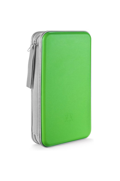 Choice8 green CD Holder, 96 Capacity CD/DVD Case Holder Portable Wallet Stora...