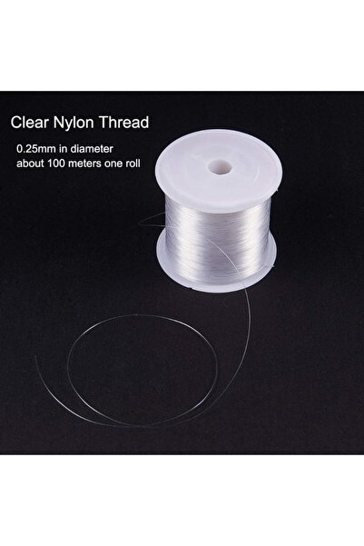 Choice AECH09-00007 110 Yards Clear Invisible Craft Nylon Thread 0.25mm Monof...