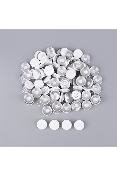 Choice3 White 100pcs/lot Medical Vial Cap Medical Bottle Cap OD 20mm Aluminum...
