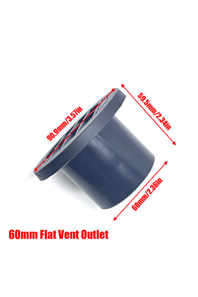 Choice FKPT-60mm 60mm / 75mm / 90mm Diesel Heater Duct Ducting Air Vent Outle...