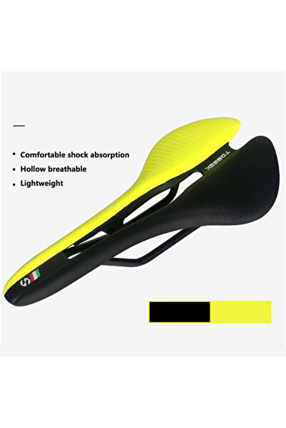 Choice Saddle Black-Yellow TOSEEK Bike Saddle Ultralight MTB Cycling Seat Cus...