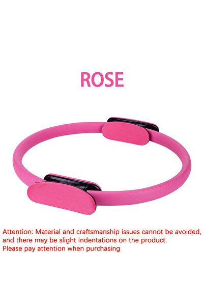Choice Rose Red Pilates Ring Pilates Magic Fitness Circle for Toning Thighs A...