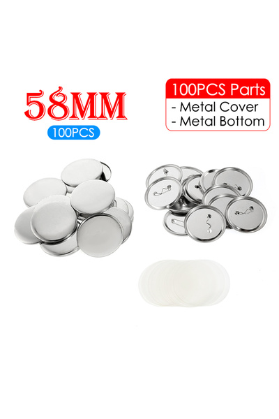 Choice15 100pcs 58mm parts 25-75mm Badge Button Mold Interchangeable Die for ...