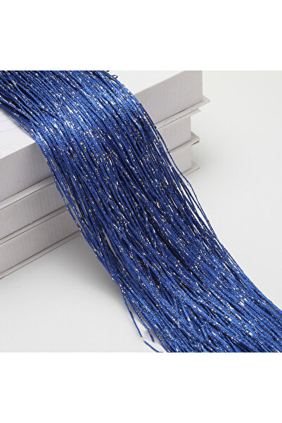 Choice 100X200CM Royal Blue Glitter Door String Curtain Silver Ribbon Shiny T...