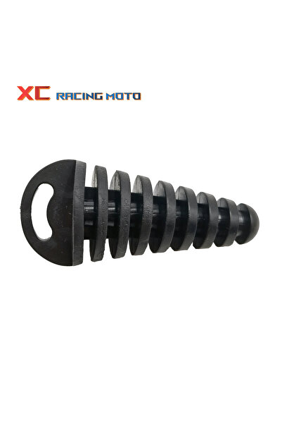 Choice4 Black Exhaust Pipe Plug Motorcycle Motocross Tailpipe PVC Air Bleeder...