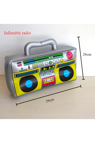 Choice as show Radio 2 Pcs Set Of 90s Inflatable Radio Toys, Party Decoration...