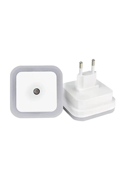 Choice White Wireless Sensor LED Night Light EU Plug Mini Square Night Lights...