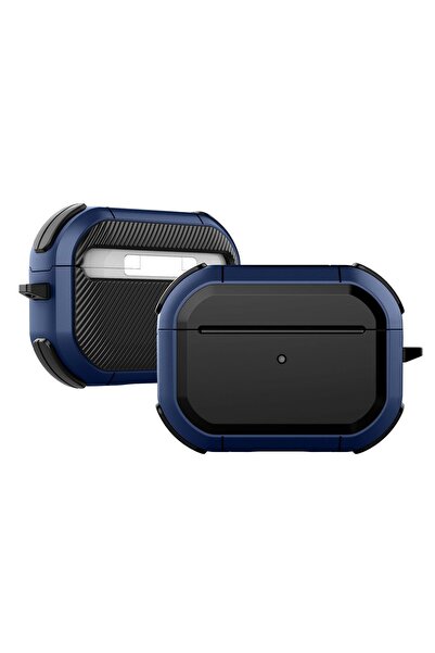 Choice15 For Airpods Pro 2nd Blue TPU Headset Case Shockproof Headphone Case ...
