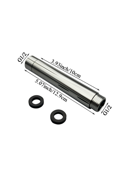 Choice 10cm Chrome 10/15/20/25/30cm Shower Head Extension Arm G1/2 , Shower H...