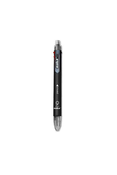 Choice Multi-Colored black 6-in-1 Creative Multicolor Ballpoint Pen Push Type...
